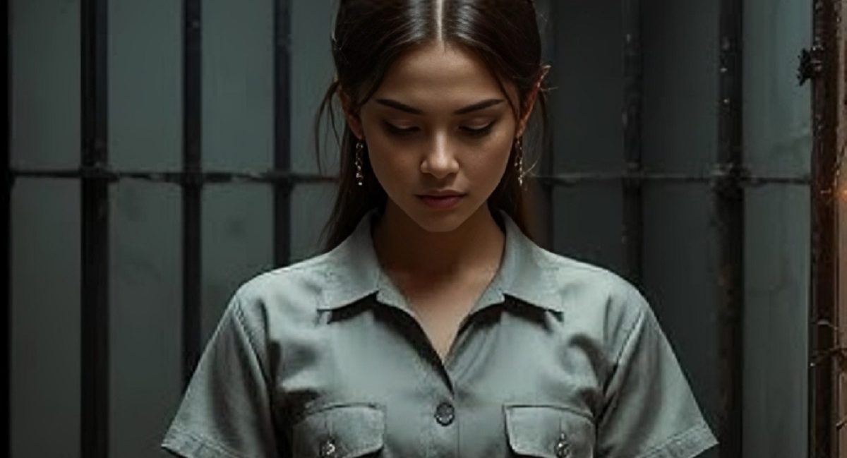 Kate on stage in sparkling gown escaping fiancé under spotlight