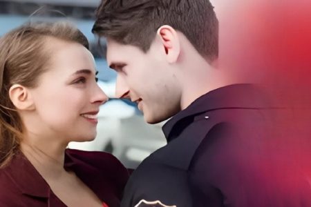 Joshua protecting homeless girl during forbidden love police romance